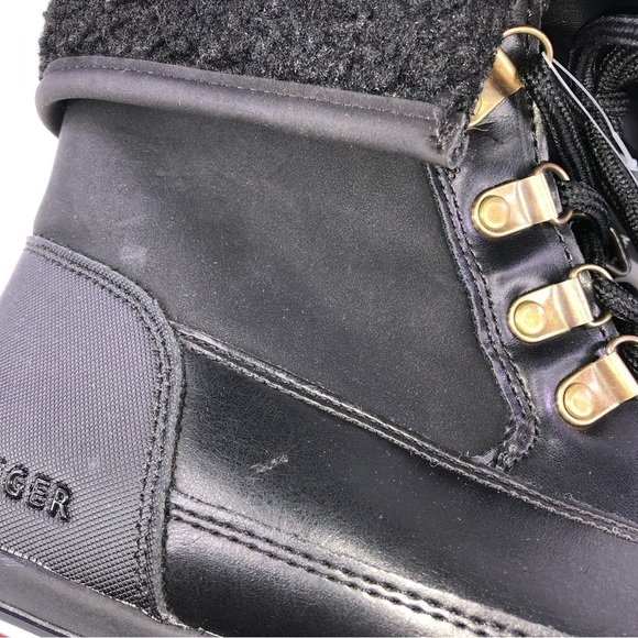 Tommy Hilfiger Men's Idan Black Multi Lace Up Boot 8.5M - Picture 7 of 10